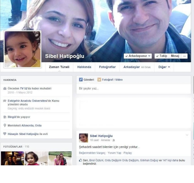 Şehit eşinden anlamlı mesaj!
